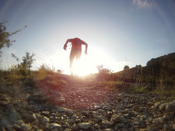 Run into the sun!